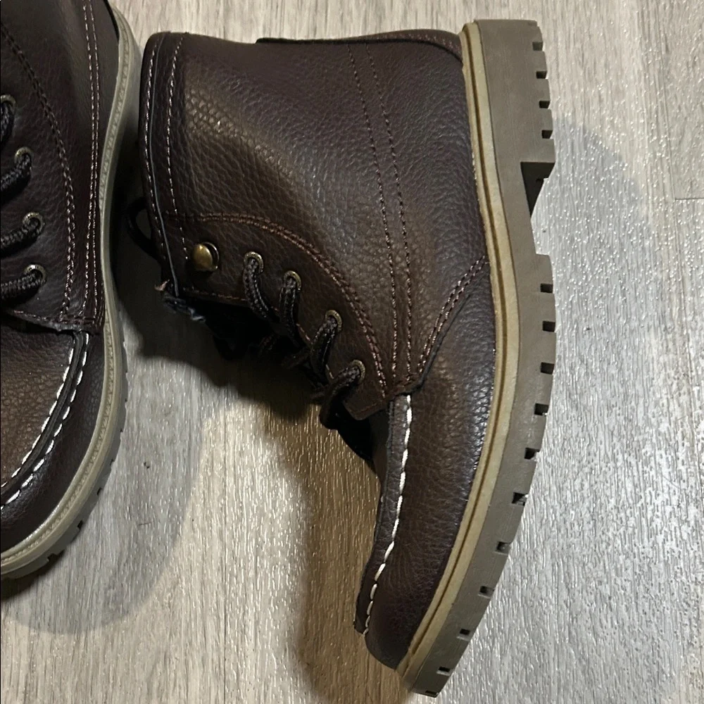 Nautica Kids' Brown Lace-Up Boots